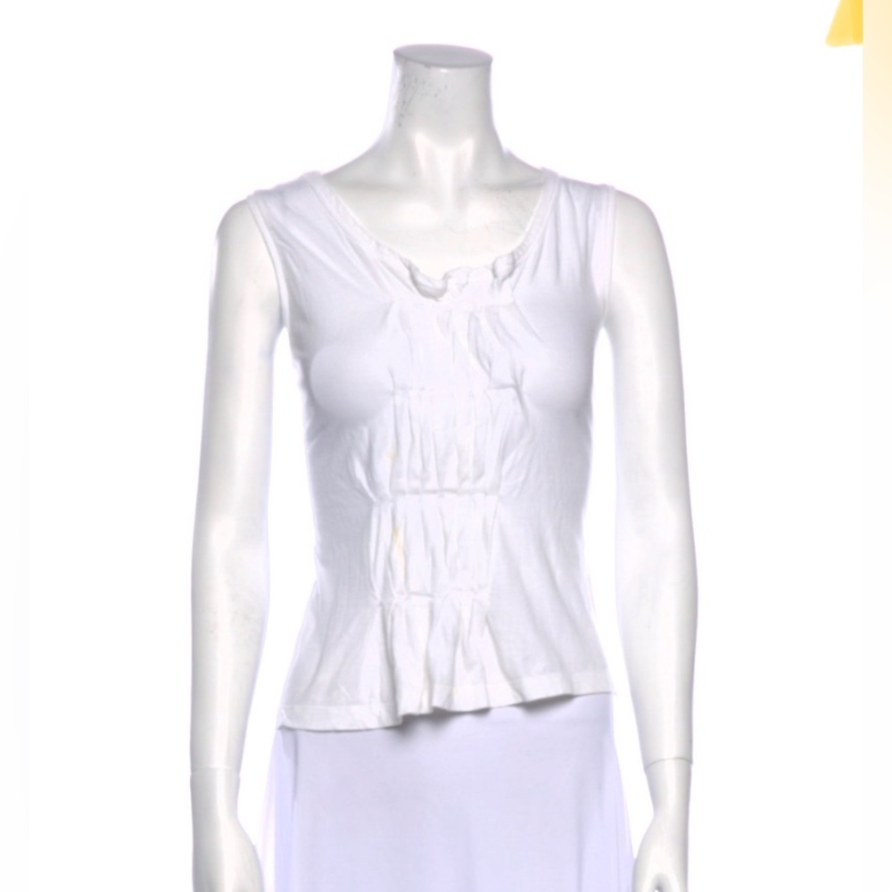 prada sport crew neck tank top